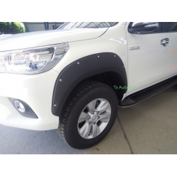 คิ้วล้อ หมุด หลอก ใหญ่ 9 นิ้วโปร่งล้อ ทรงหมุด น็อตหลอก (ไม่เต็ม) TRD SPORT Hilux Revo 2015 ไฮลัค รีโว้ 2015  2-4 ประตู  2-4 Door Size 7 นิ้ว V.3  ส่งฟรี ลงทะเบียน